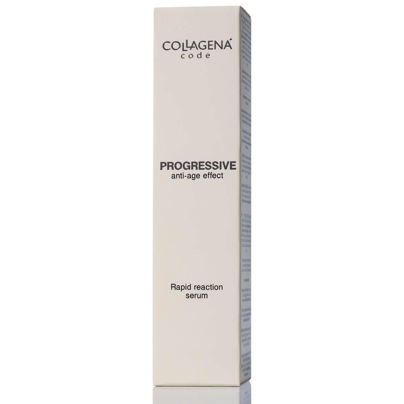 Ser pentru față PROGRESSIVE efect anti-îmbătrânire Reacție rapidă COLLAGENA Codé, 50 ml.