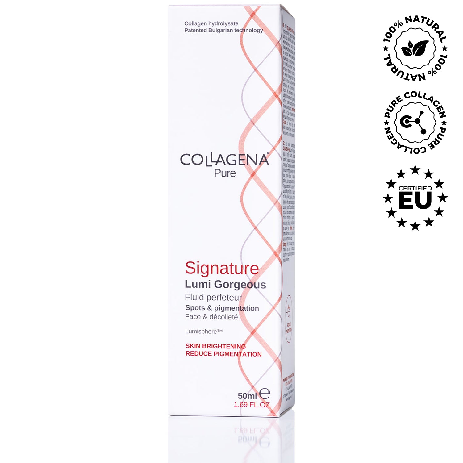 Corector fluid pentru ten Lumi Gorgeous COLLAGENA Pure, 50 ml.