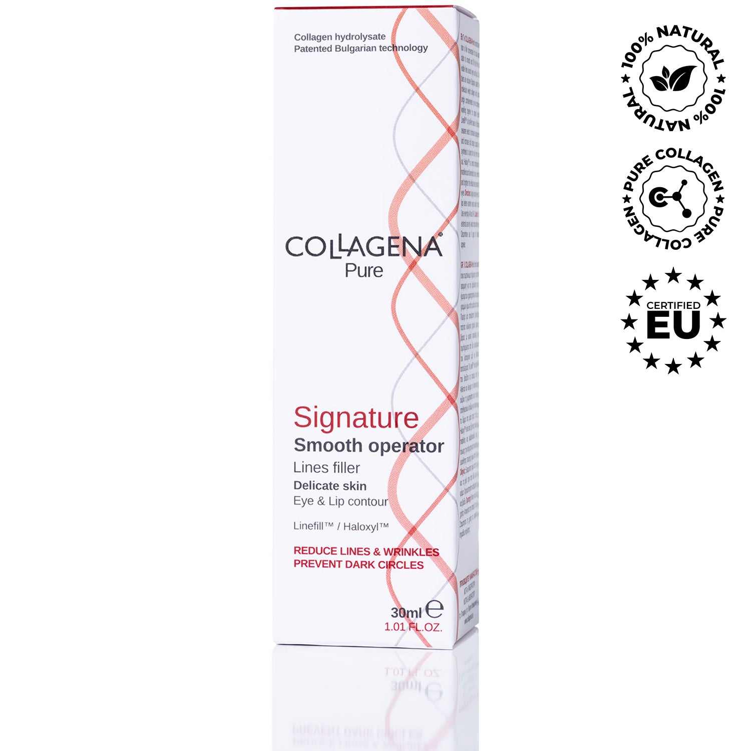 Serul contur pentru ochi și buze Smooth Operator Lines Fill COLLAGENA Pure, 30 ml.