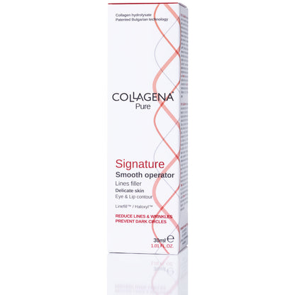 Ser corector pentru conturul ochilor și buzelor Smooth Operator COLLAGENA Pure, 30 ml