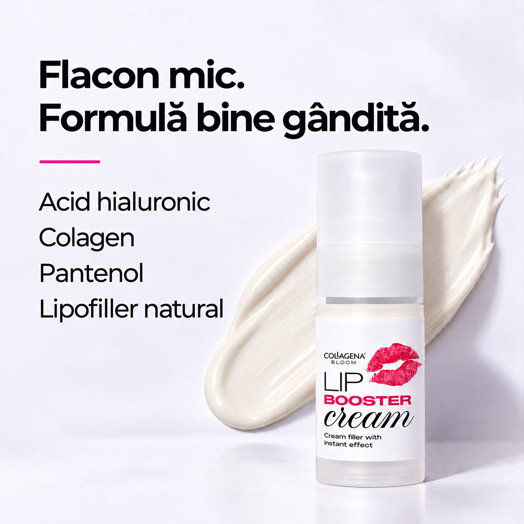 Lip Booster – Cremă pentru buze mai pline, 15 ml